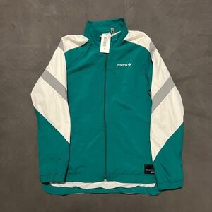 NWT Adidas Originals Windbreaker‎ Jacket Youth Size Large Retro Y2K Trefoil